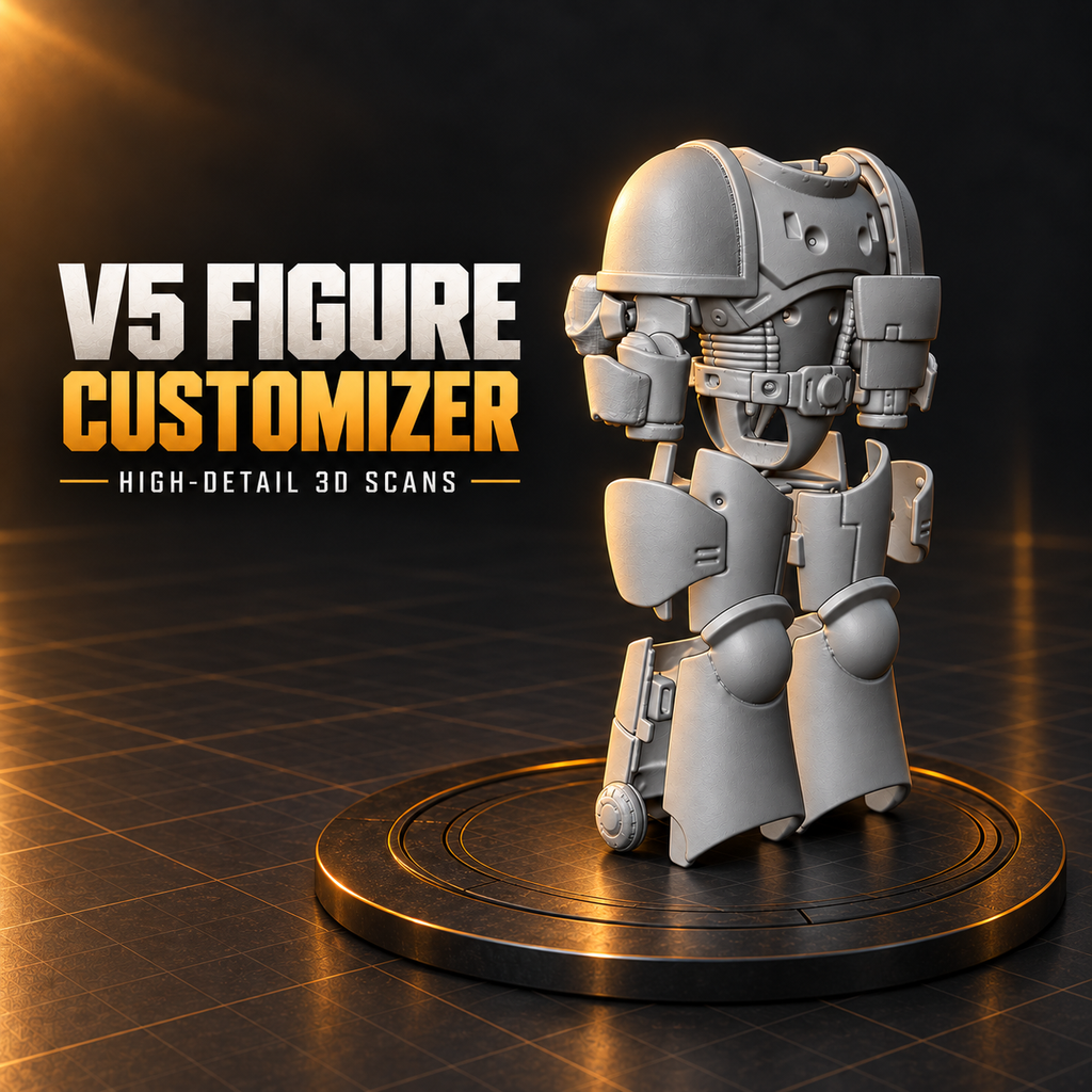 V5 Intercessor Customizer Pack — Digital Blender File