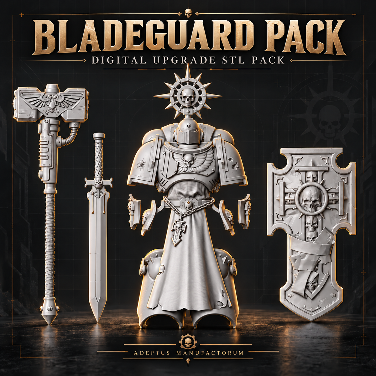 V4 Bladeguard Upgrade Kit — Digital STL Pack