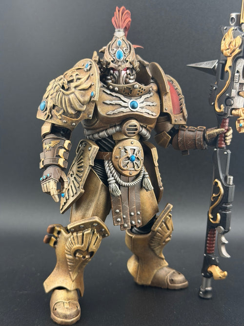 Painted 1/18 scale Custodian conversion kit finished example, front view